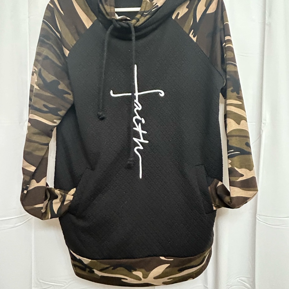 Love in Faith Camouflage Hoodie